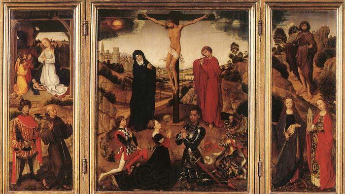 WEYDEN, Rogier van der Sforza Triptych Norge oil painting art